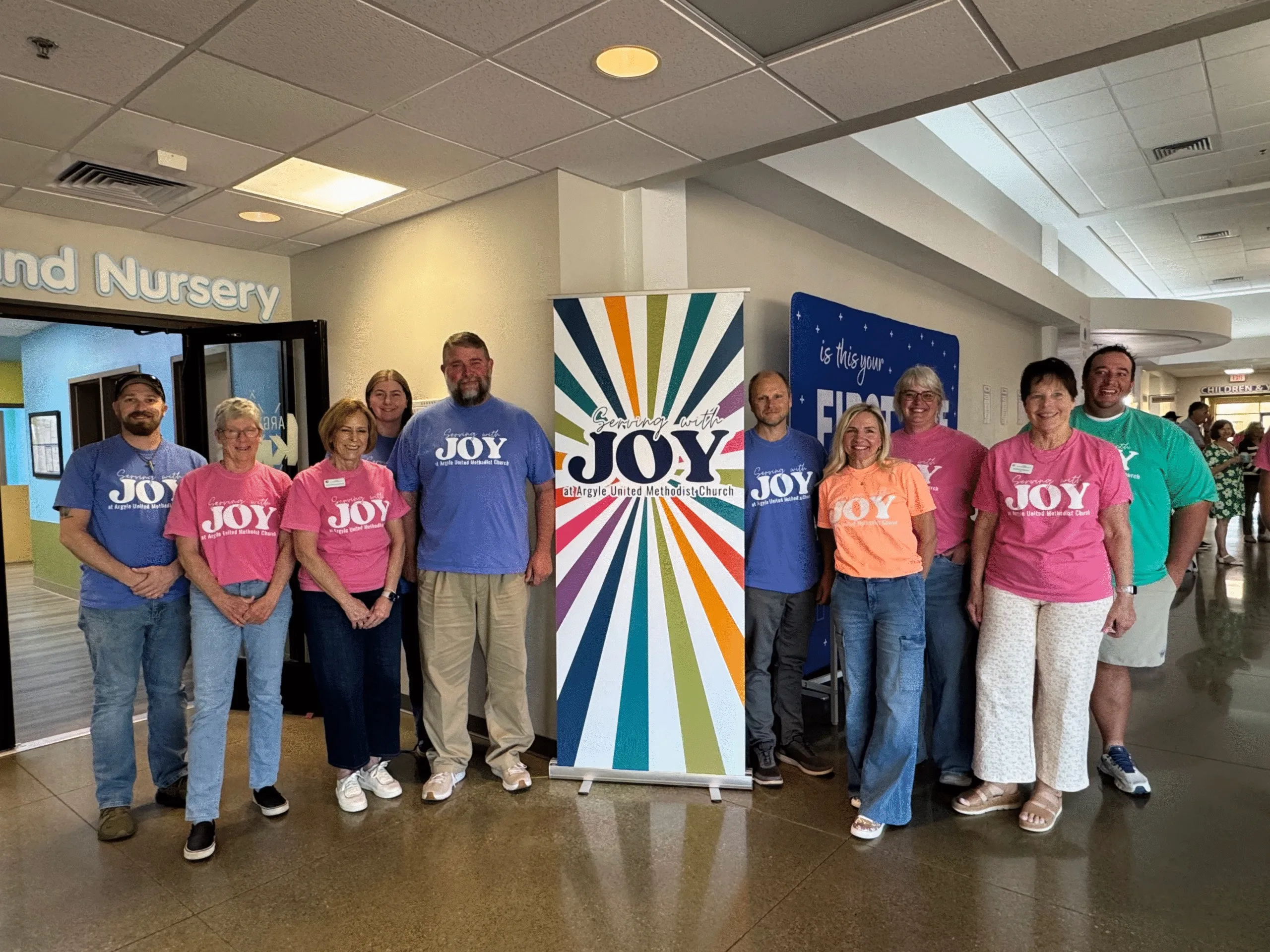 Argyle UMC missions team serving the community